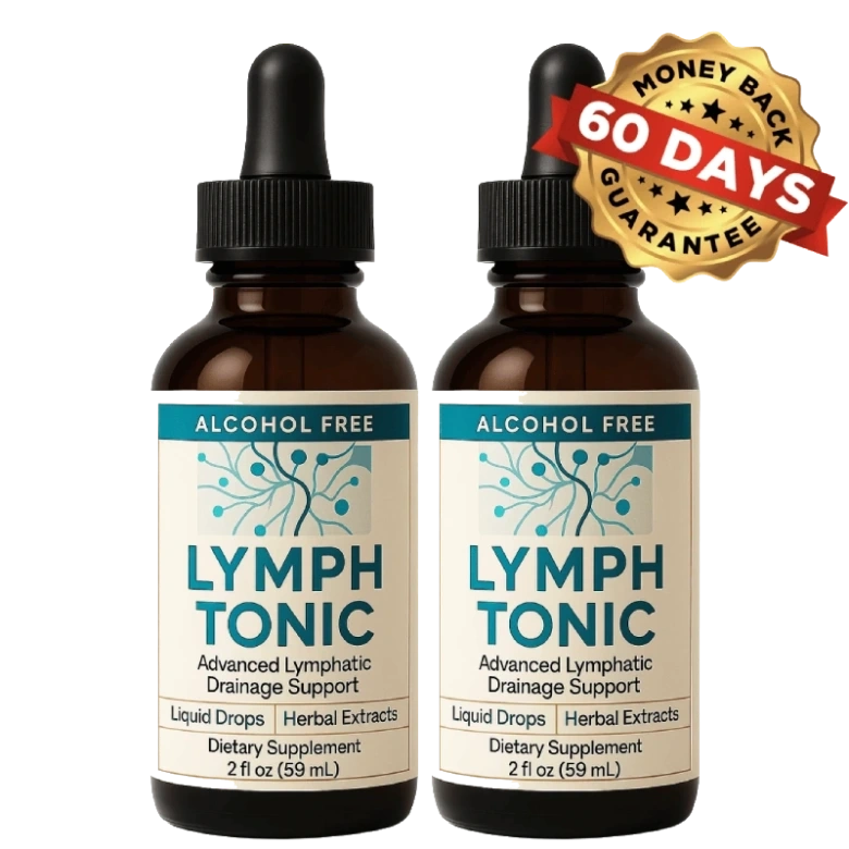 Lymph Tonic Drops liquid herbal supplement bottles